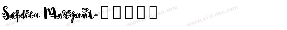 Sophia Morgant字体转换